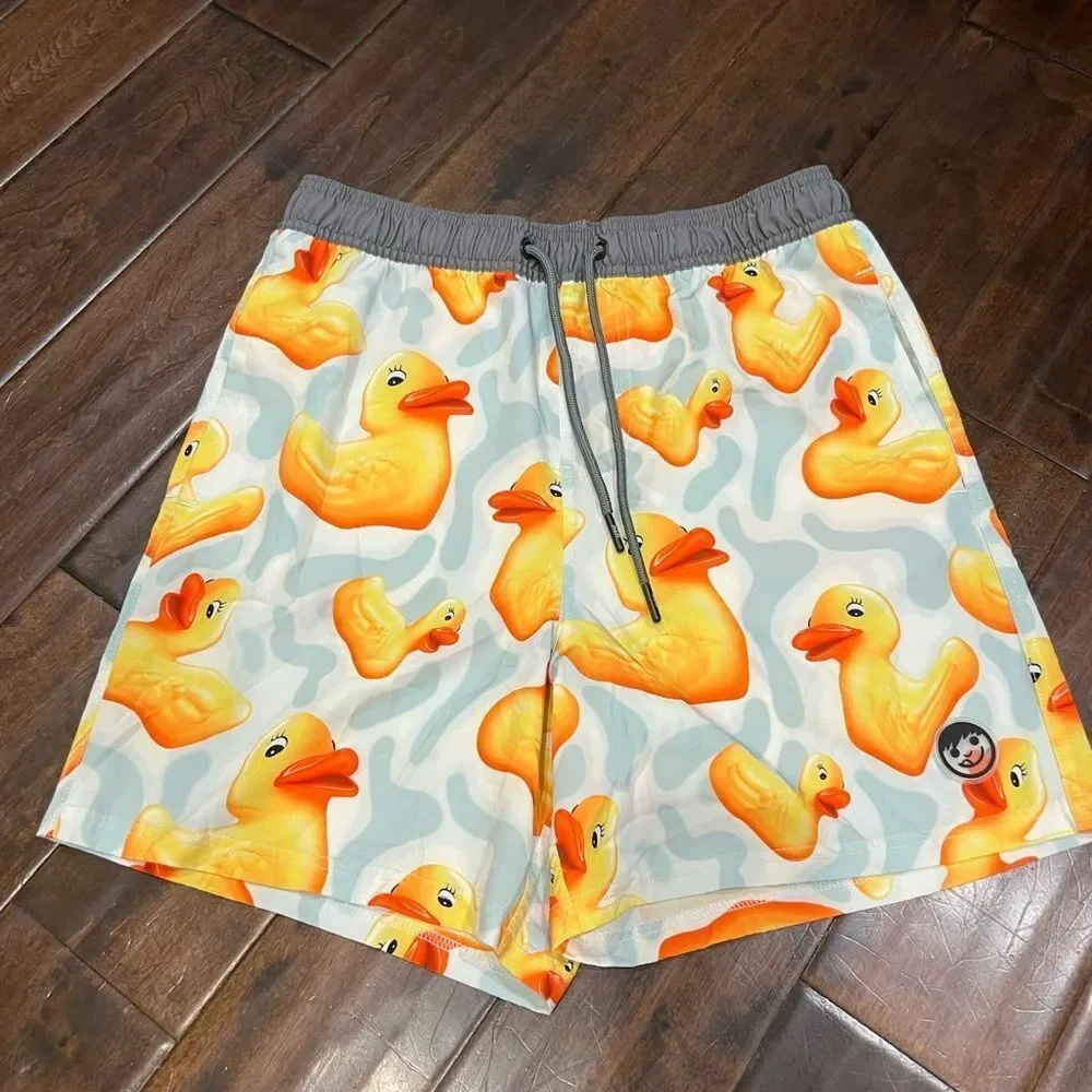 Neff rubber duck swim trunks size large